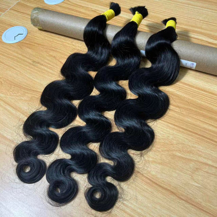 Body Wave Bulk Human Hair - 3pcs Bundle Set